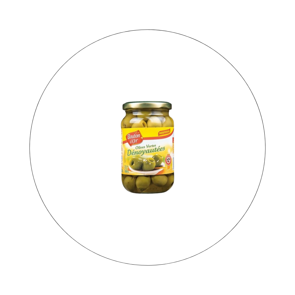BOUTON D'OR - Olives Vertes Dénoyautées / réf. 41141014
