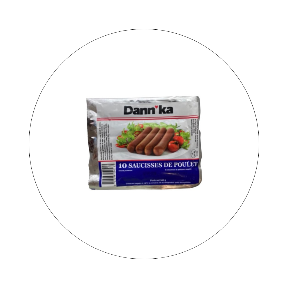 DANNKA - Saucisses de Poulet / réf. A2042219