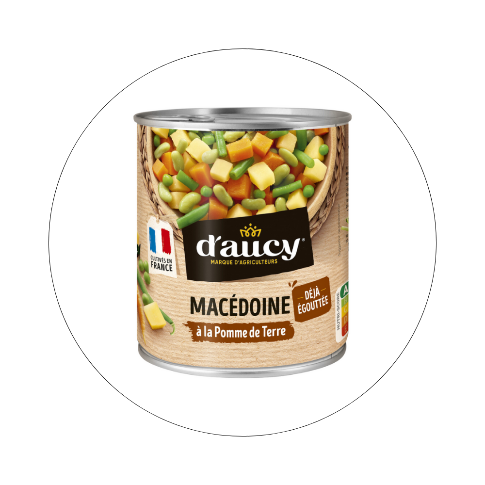 D'AUCY - Macédoine de Légumes / réf. 1214082