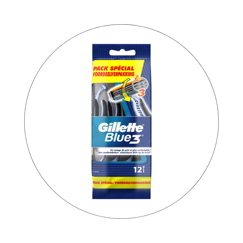Gillette - Rasoirs Jetable Blue 3 / réf. 80717403