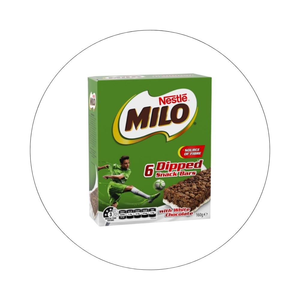 NESTLE - Barres Céréales Milo Chocolat Blanc 6x27g