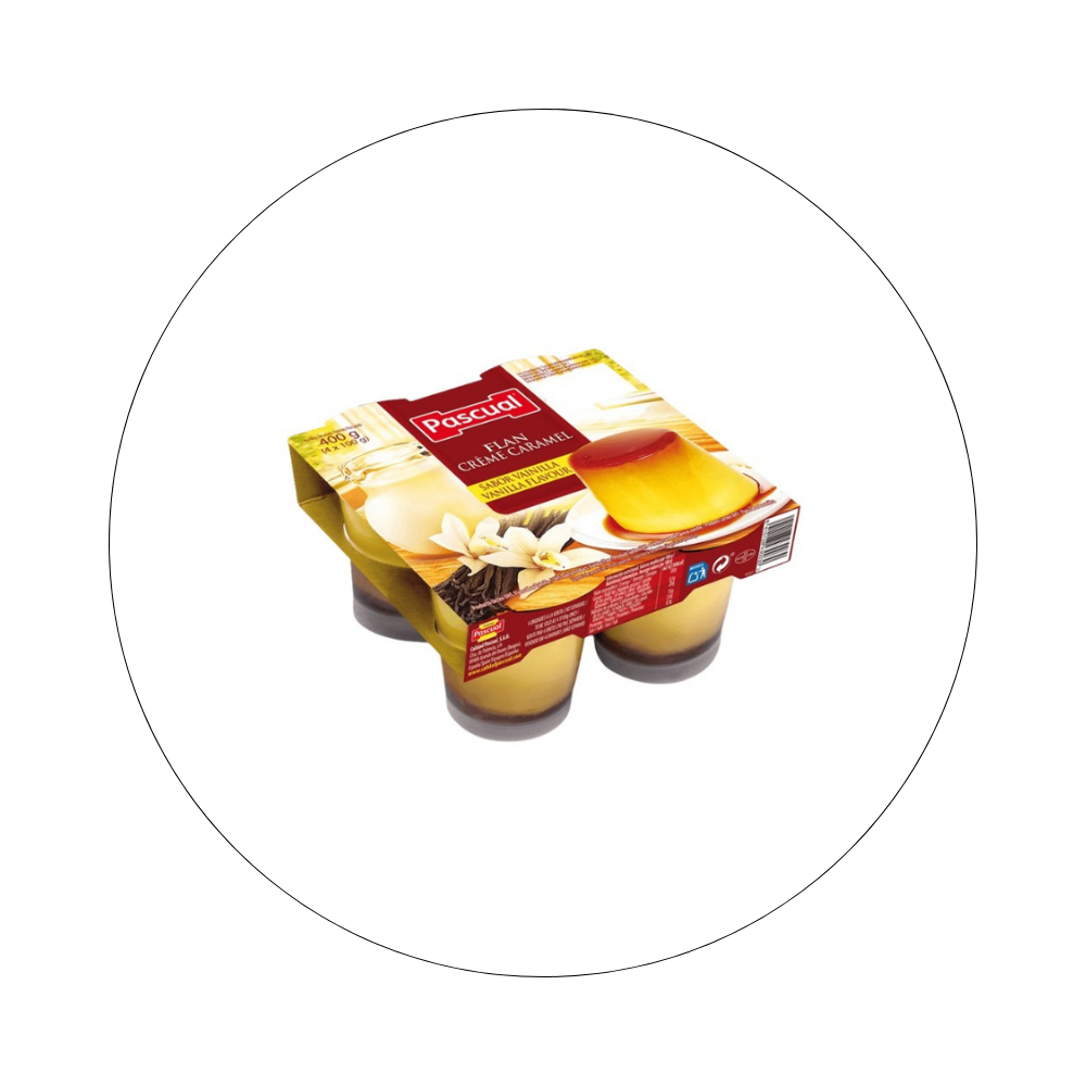 PASCUAL - Crème Caramel Vanille / réf. 2200036