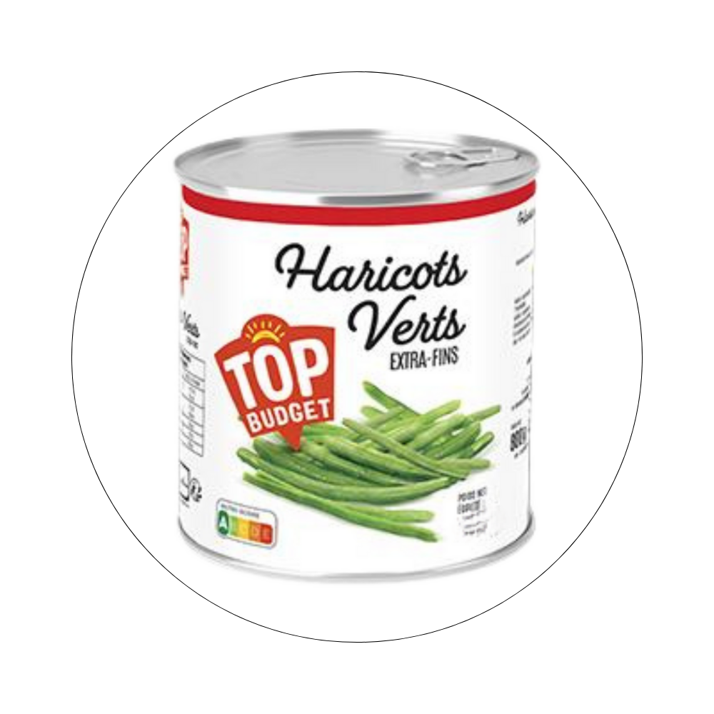TOP BUDGET - Haricots Verts Très Fins / réf. 41212150