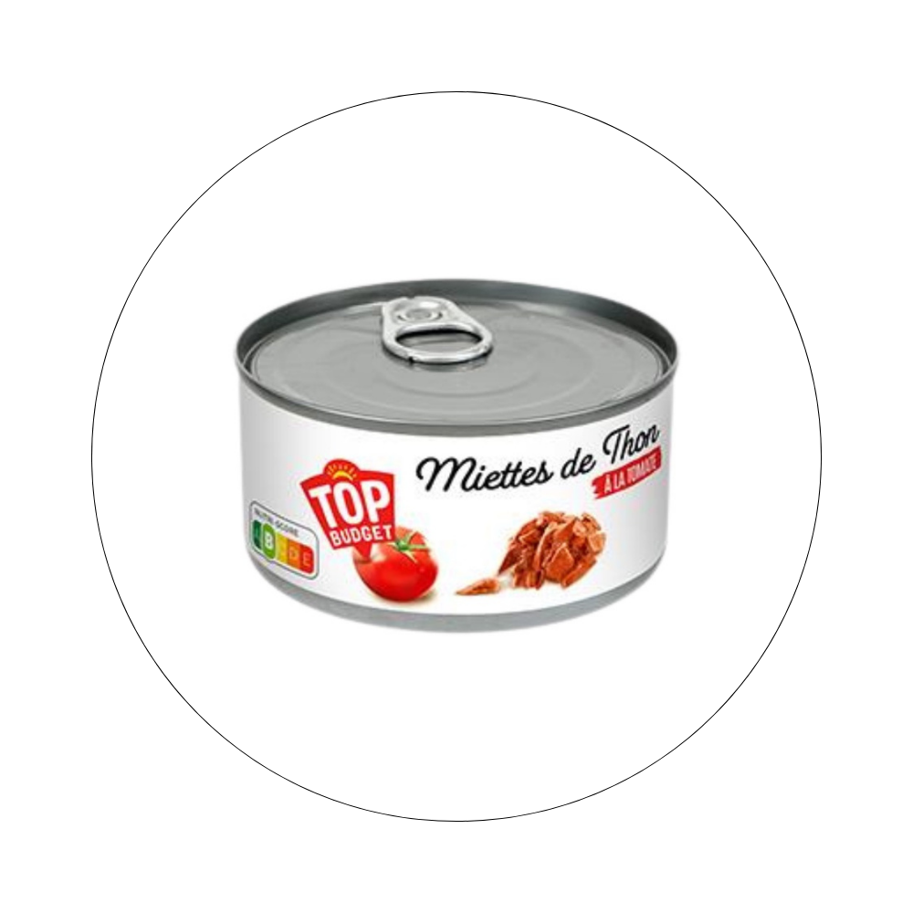 TOP BUDGET - Miettes de Thon à la Tomate / réf. 29321809